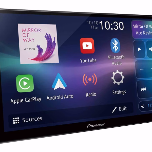 Pioneer SPH-PF97BT 9″ Capacitive touchscreen, Wireless Apple CarPlay, Wireless Android Auto, USB Mirroring, Wifi, AUX Car...