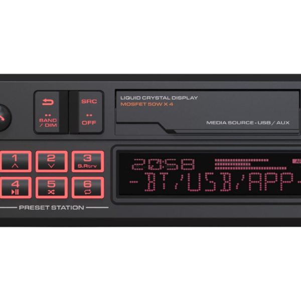 Pioneer SXT-C10PS 1-DIN receiver, DAB/DAB+ Digital Radio, Bluetooth®, multi colour illumination, USB, compatible with...