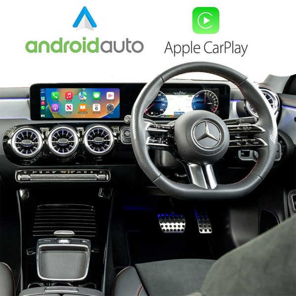 Wireless Apple CarPlay Android Auto Interface for Mercedes 2020-2024 with Comand NTG 6.0