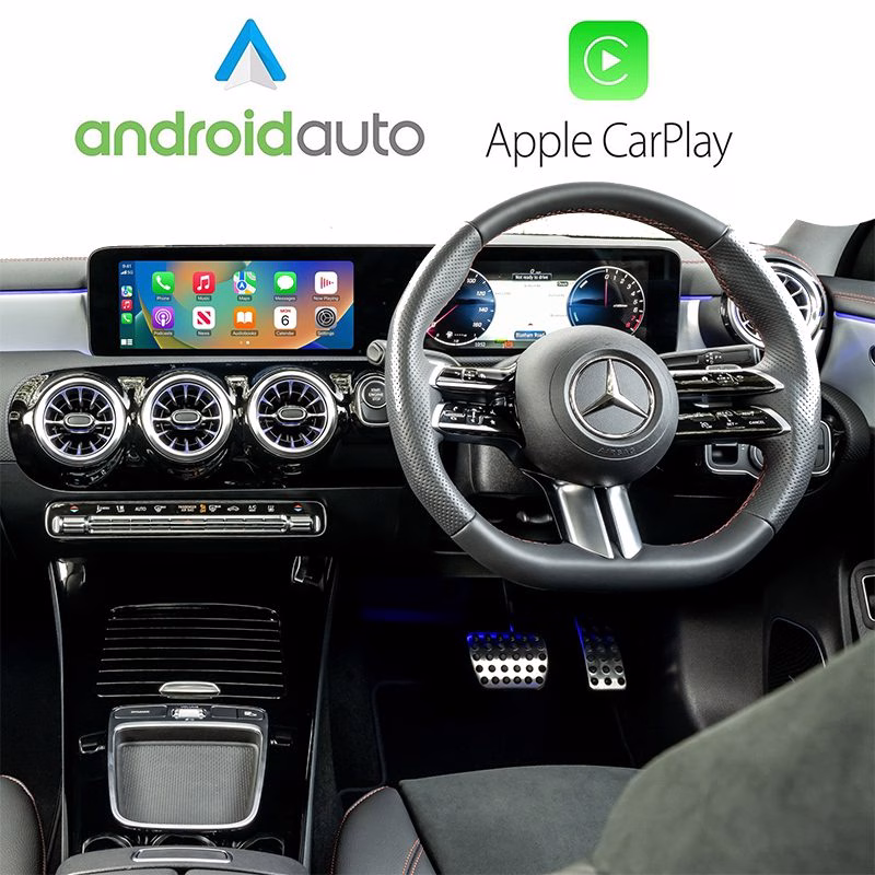 Mercedes NTG 6 Apple CarPlay Android Auto Interface 2020-2024 in A B GLA GLB GLC E GLE CLS GLS - incarmusic.co.uk
