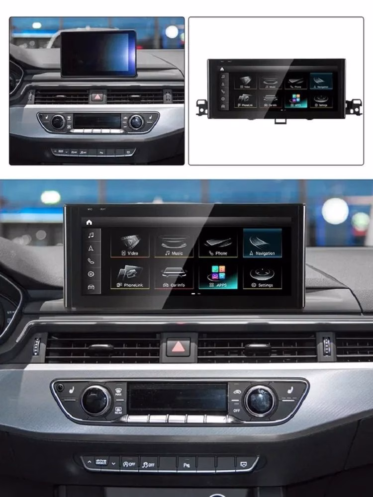 10.25″ Android Car Multimedia Stereo GPS NAVIGATION Radio Player with Apple Carplay For AUDI A4,A5 2016-2020 Audi...