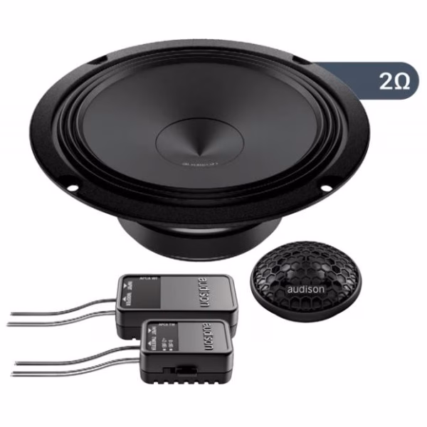 Audison Prima APK 165/2 OHMS 6.5" 17CM Car Component Door Speakers 100W RMS