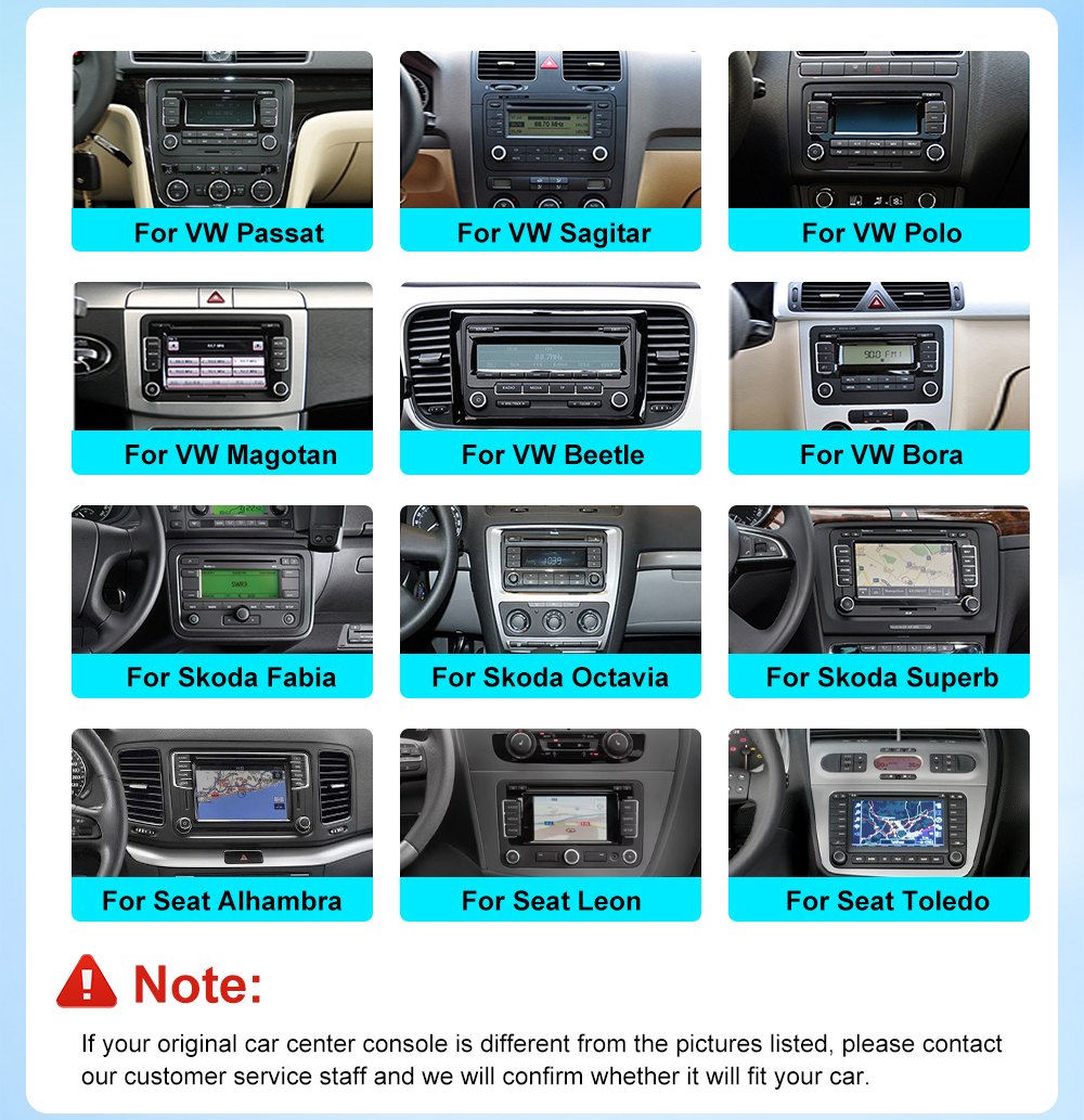 9" Volkswagen POLO,PASSAT,GOLF,TOURAN,SHARAN GPS Navigation Radio Android CarPlay Multimedia Player Bluetooth - Image 10