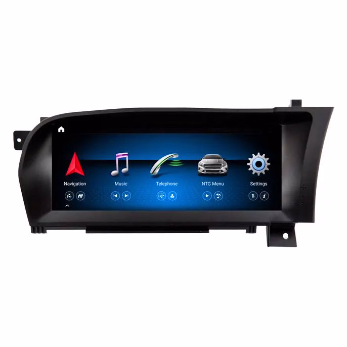 10.25″ Car Multimedia Player 4G+64GB Android System With Built-In Apple CarPlay & Android Auto For Mercedes S-Class W221...