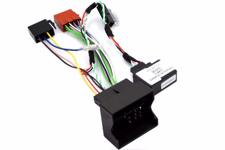 VW Volkswagen CANBus Interface Car Stereo ISO Lead with 12v Ignition Feed - incarmusic.co.uk