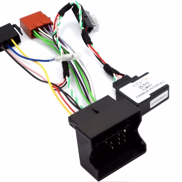 Seat Altea Ibiza Mii Toledo Exeo CANBus Car Stereo ISO Lead w/ 12v Ignition Feed