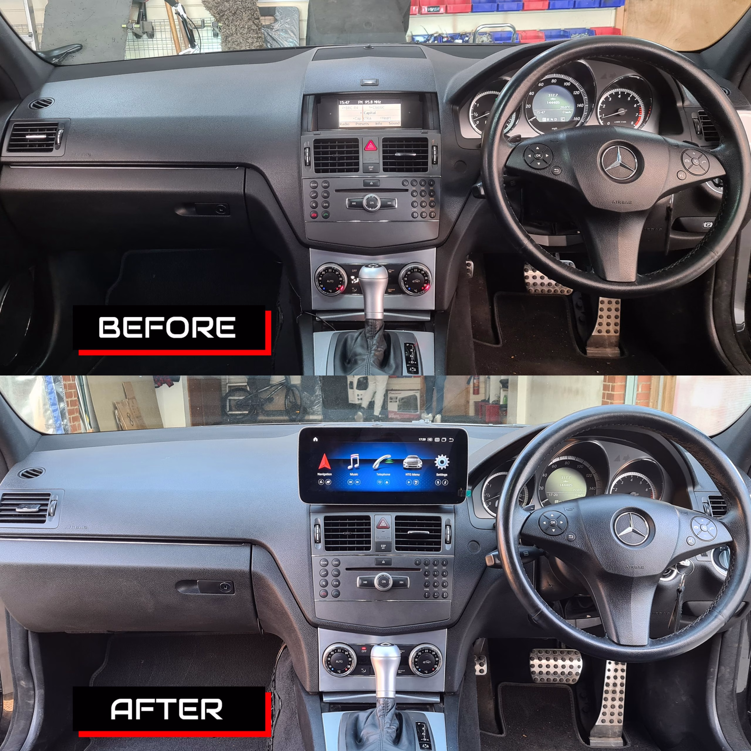 10.25″ Car Multimedia Navigation Android System For Mercedes C-Class (W204) NTG 4.0/4.5/4.7 System Mercedes...