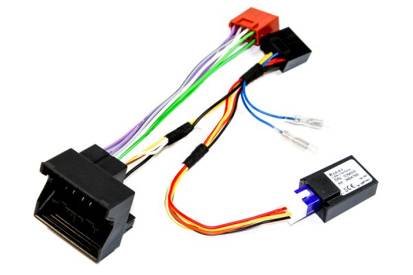 Quadlock Radio ISO lead with CANbus 12v accessory ignition supply for Citroen/Peugeot/Toyota