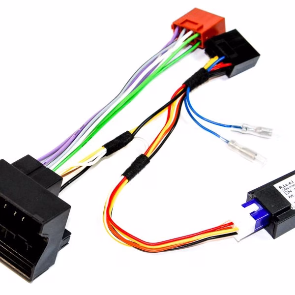 Quadlock Radio ISO lead with CANbus 12v accessory ignition supply for Citroen/Peugeot/Toyota