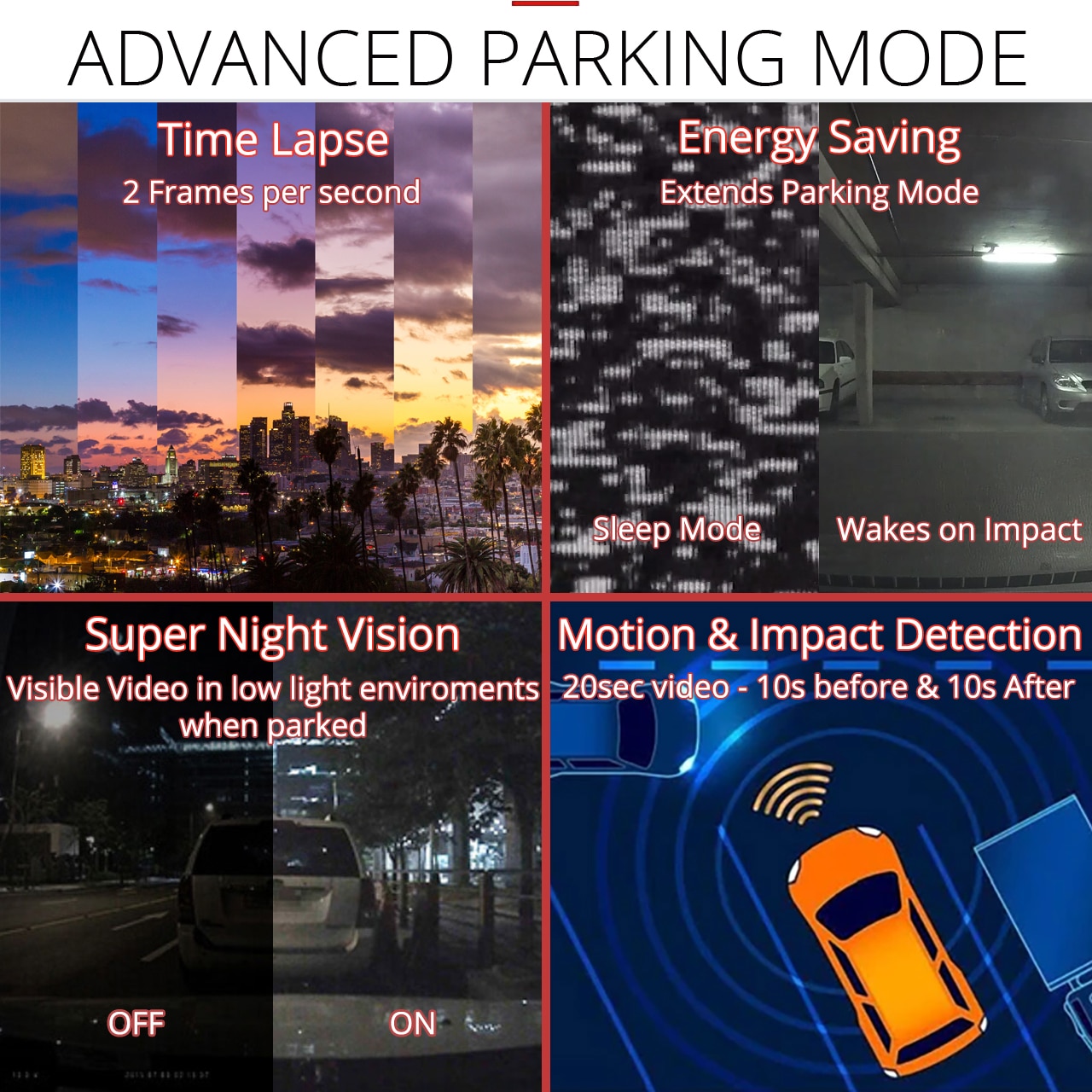 Thinkware Q850 Dash Cam 2K Front Car Dash Camera & 1080p Rear Dash Camera With Super Night Vision, Connected App, Parking...