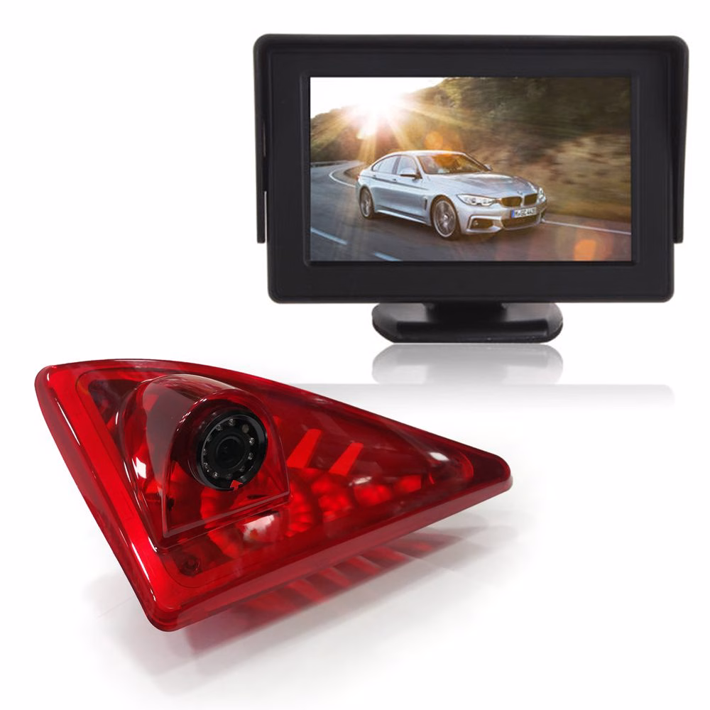 4.3″ Monitor & Door BrakeLight Parking Camera Kit For Master NV400 Movano Vans - incarmusic.co.uk