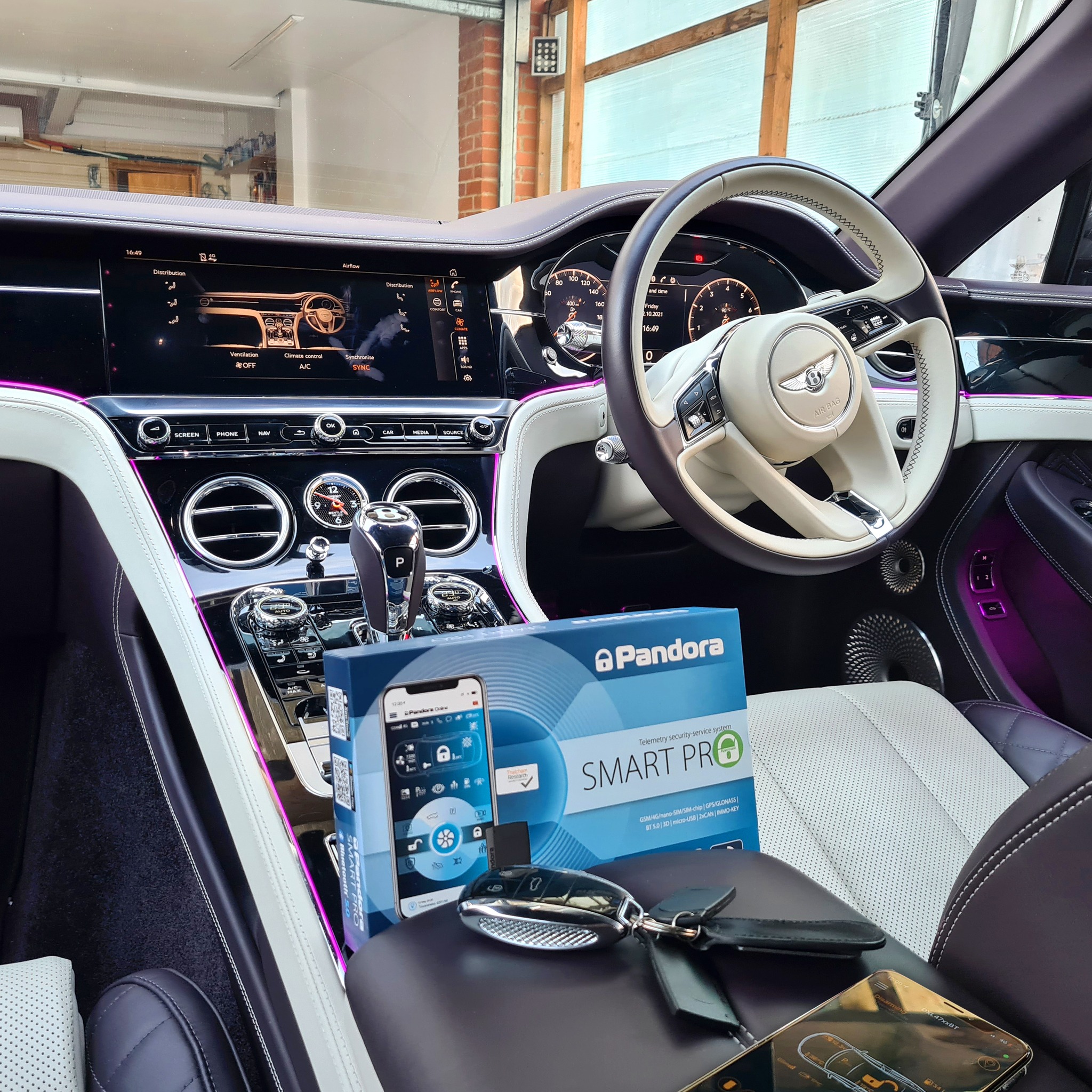 Pandora Smart Pro V3 Car, Van Alarms with Tracker, Smartphone App & Notifications, Immobiliser, Shock, Tilt and Motion sensor - Image 3