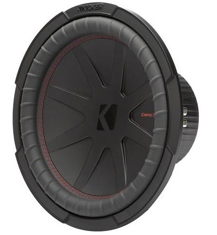 Kicker 48CWR124 CompR 12" dual voice coil 4-ohm Subwoofer