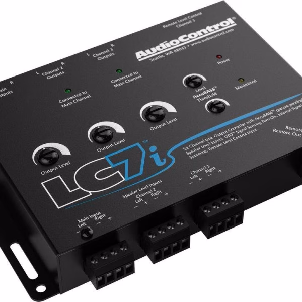 AudioControl LC7i – 6 Channel Line Output Converter with ACCU Bass - incarmusic.co.uk