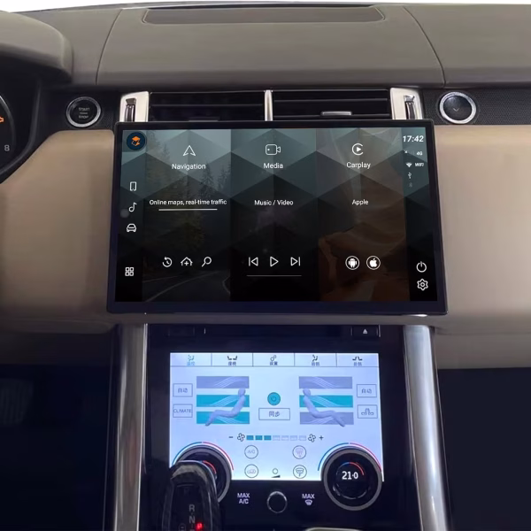 13.3'' 2K Screen For Range Rover Sport L494 & Range Rover Vogue L405 2013-2020 Android Apple CarPlay Multimedia Player