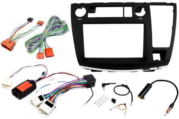 Double DIN car stereo upgrade fitting kit (THEATRE SOUND AUDIO) for Nissan - Elgrand E51 (2002 - 2010)
