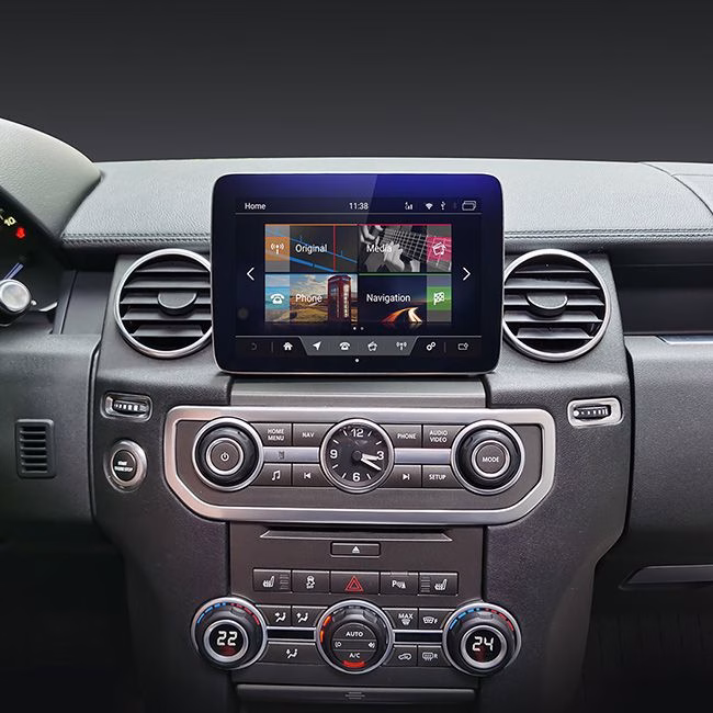 8.4″ Car Multimedia Player Android 10 With Built-In Apple CarPlay & Android Auto For Land Rover Discovery 4 with Denso...