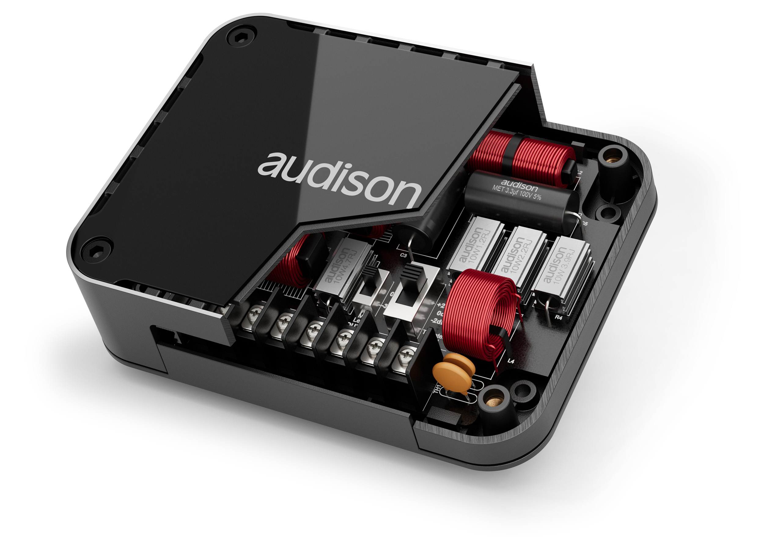 Audison Voce II – AVCX 3P Crossover | Three Way Passive (Woofer / Midrange / Tweeter – 12dB/Oct.) - incarmusic.co.uk