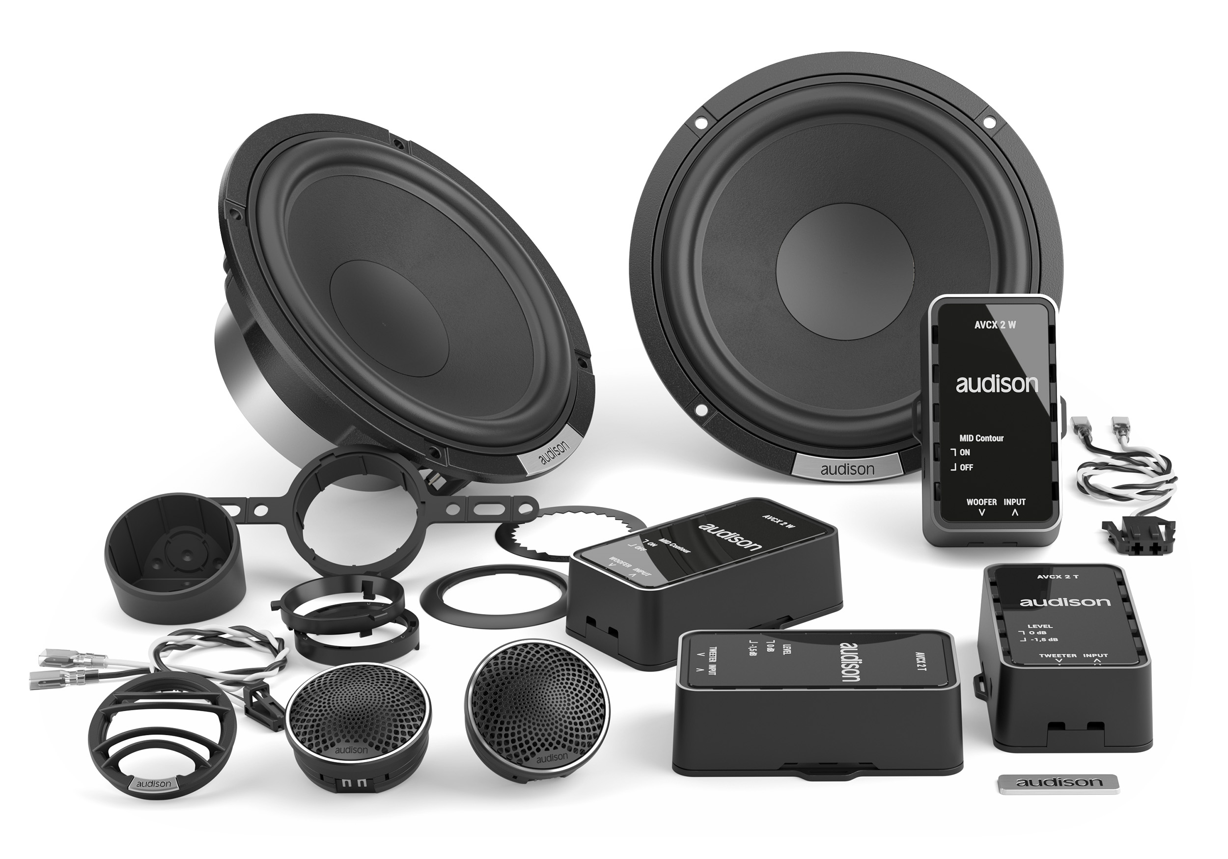 Audison Voce II – AVK 6 S II Kit | 250 W Peak Power | 165 mm (6.5 in.) | 4 ohm - incarmusic.co.uk