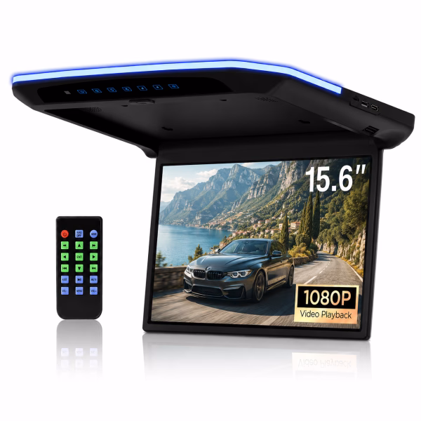 Visual 15.6“ FHD 1080P IPS Touch Screen Octa-core Android Car Roof Multimedia Player with Superior Sound and Touch Screen...