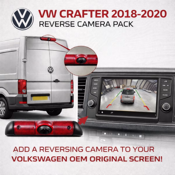 Volkswagen Crafter Front & Reverse Camera Interface Kit - incarmusic.co.uk