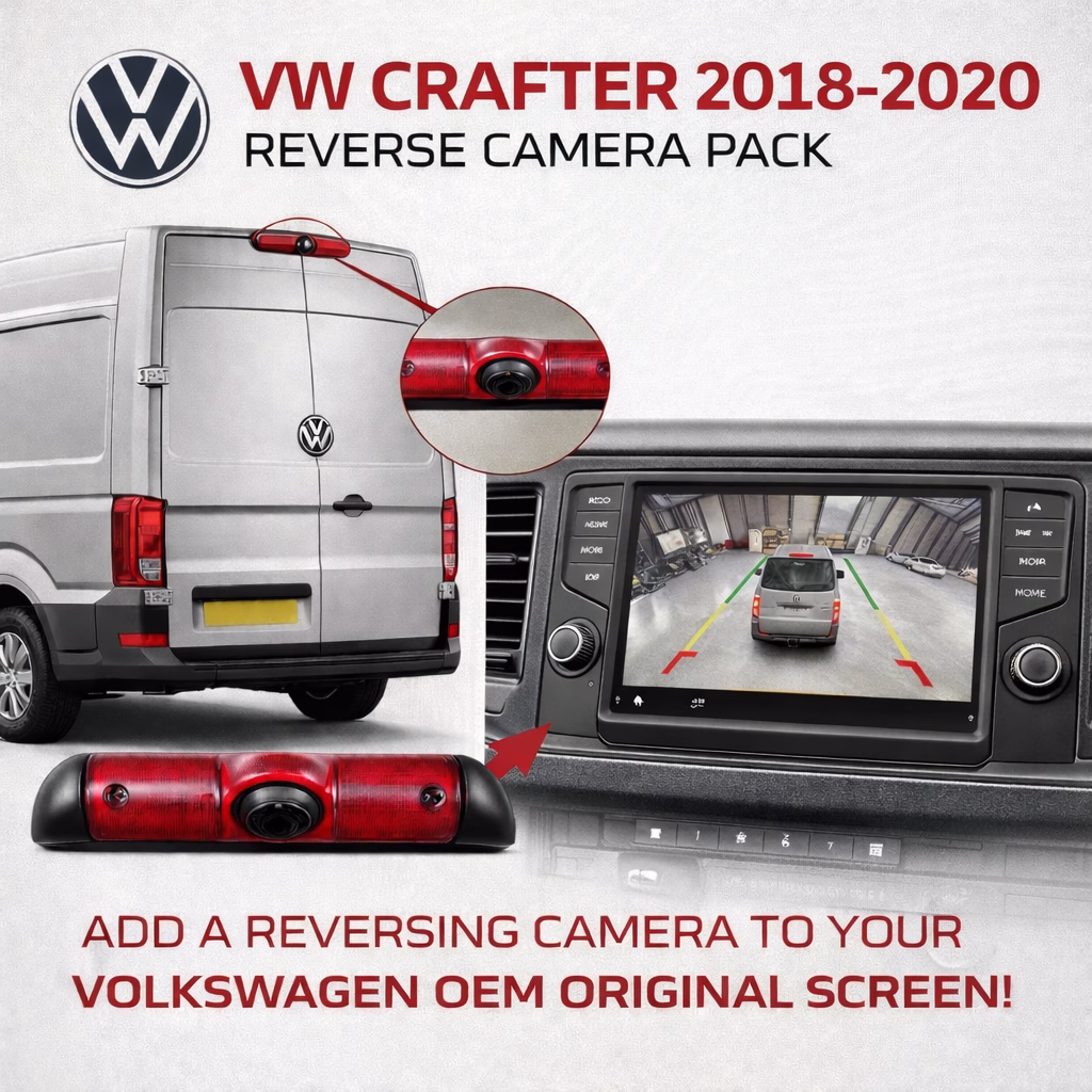 Volkswagen Crafter Front & Reverse Camera Interface Kit - incarmusic.co.uk