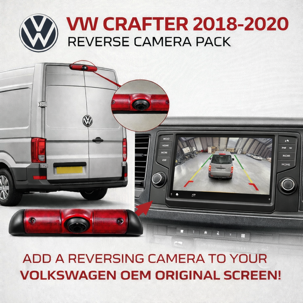 Volkswagen Crafter Front & Reverse Camera Interface Kit - incarmusic.co.uk