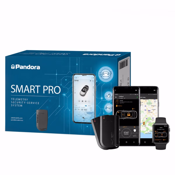 Pandora Smart Pro V3 Car, Van Alarms with Tracker, Smartphone App & Notifications, Immobiliser, Shock, Tilt and Motion sensor