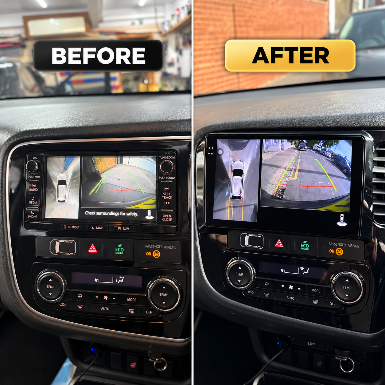 10“ Android Carplay Multimedia Stereo GPS NAVIGATION Radio Player for Mitsubishi Outlander 2012-2018 — view main · Stereos /...