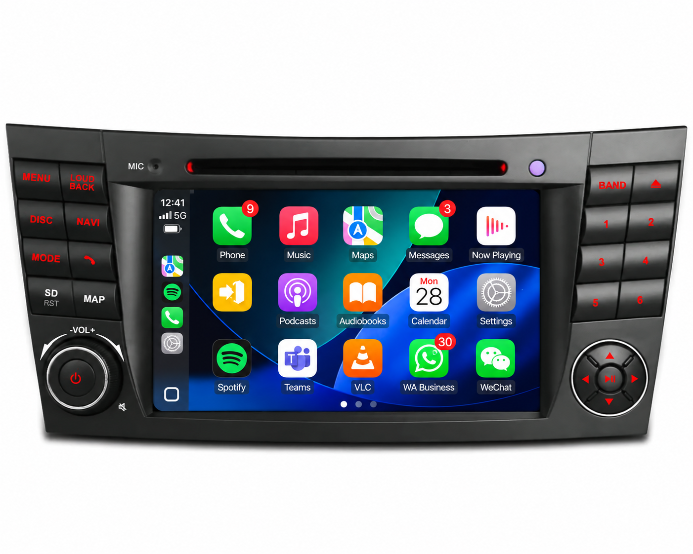 Photo: 7″ Android System Car GPS Navigation Multimedia DVD Player with Apple Carplay & Android Auto Custom Fit for...