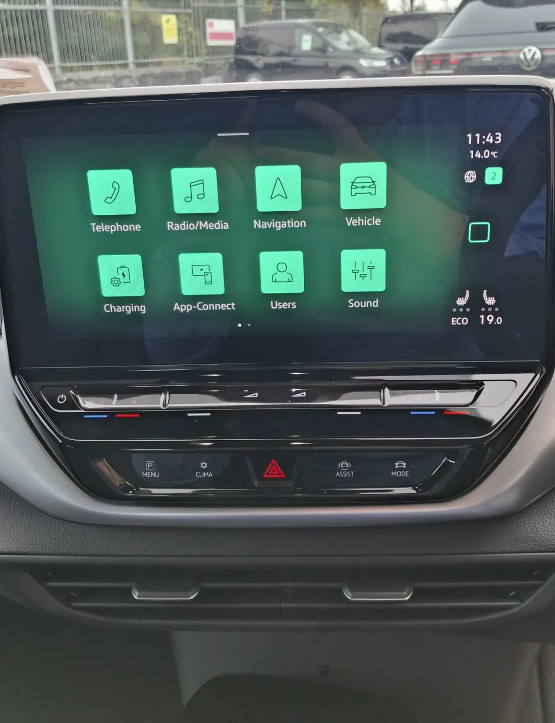 VW Front & Reverse Camera Kit for Caddy Golf ID3 ID4 ID Buzz with 10 inch Screen - incarmusic.co.uk