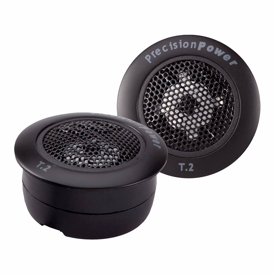 T.2 1″Tweeters Built In Cross Over 100w 4ohm High Quality Precision Power - incarmusic.co.uk