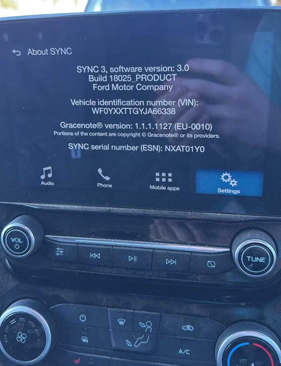 Ford Sync 3 Rear Camera Kit for Fiesta Focus Kuga Mustang - incarmusic.co.uk