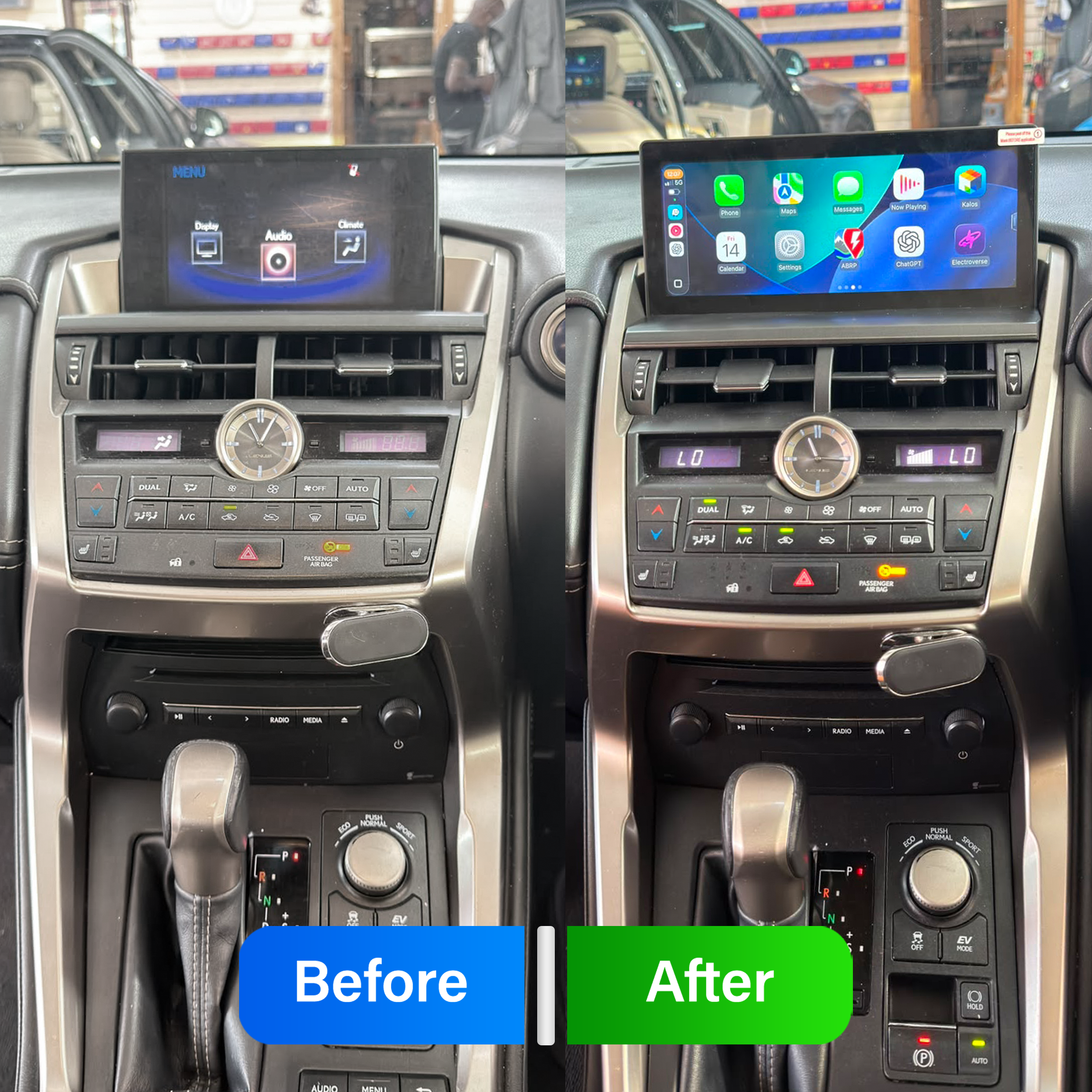 Image 10.25″ Screen Car Multimedia Player With Built-In Apple CarPlay & Android Auto For Lexus NX RX IS ES GS RC CT LS LX LC...