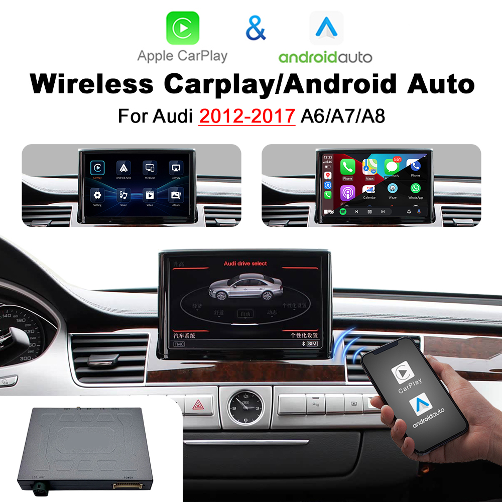 Audi Wireless Apple CarPlay Android Auto For A6 A7 A8
