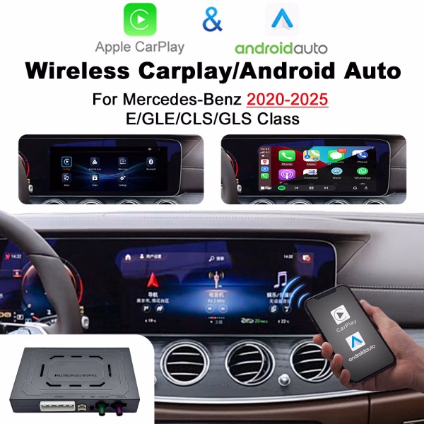 Mercedes NTG 6 Apple CarPlay Android Auto Interface 2020-2024 in A B GLA GLB GLC E GLE CLS GLS