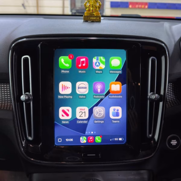 Wireless Apple CarPlay and Android Auto Interface on the Original Car Screen for Volvo S60/S90/V60/V90/XC40/XC60/XC90...