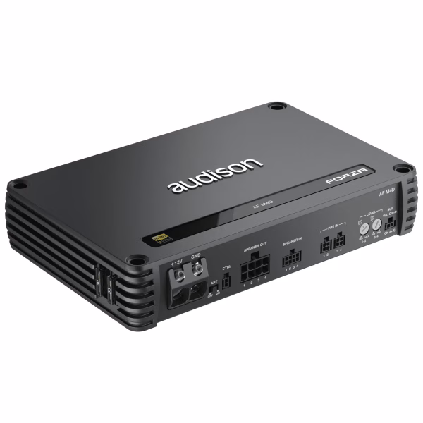 Audison Forza AF M4D Amplifier 4 Channel Bridgeable Class D Amp 1040w RMS