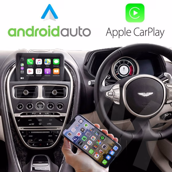 Wireless Apple CarPlay Android Auto Interface for Aston Martin V8 Vantage DB11 DBS - incarmusic.co.uk