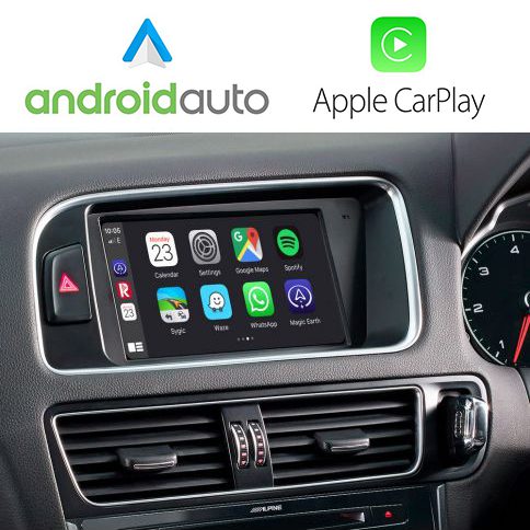 Wireless Apple CarPlay Android Auto Retrofit Audi Q5 2008-15 Concert GPS MMI
