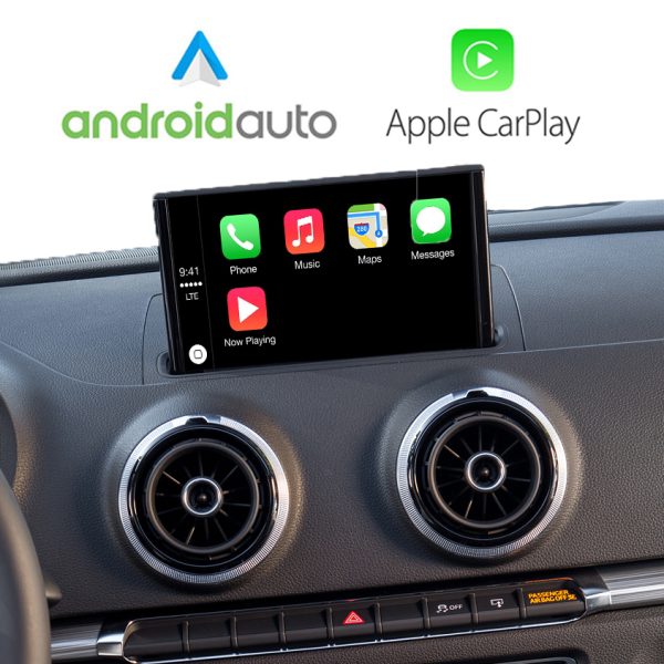 Wireless CarPlay Android Auto Retrofit Kit Audi Q3 2011-2018 - incarmusic.co.uk