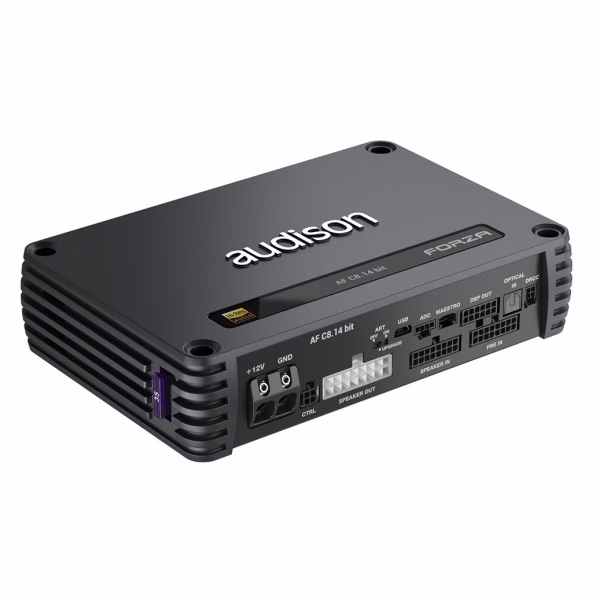 Audison Forza AF M8.14 Bit Amplifier 8 Channel Amp 14 Channel DSP 1120w RMS