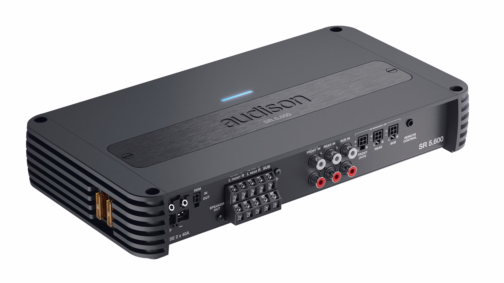 Audison SR 5.600 1000W 5-channel Amplifier with Crossover - incarmusic.co.uk