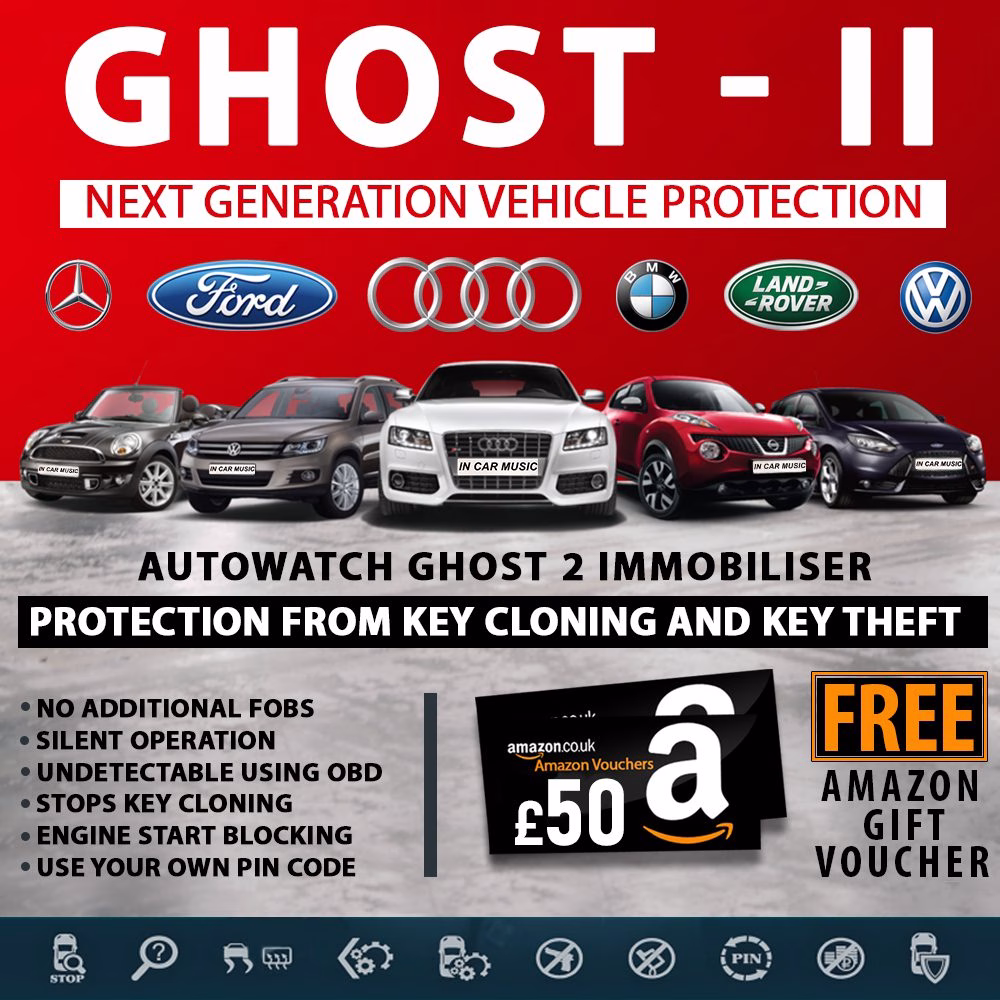 Autowatch GHOST 2 Immobiliser Tassa Approved Key Clone Theft Protection Ghost Immobiliser pa_make - incarmusic.co.uk
