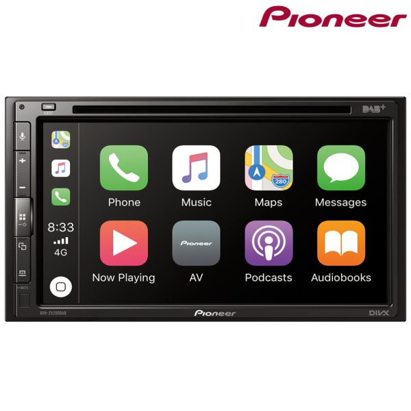 Pioneer AVH-Z5200DAB Apple CarPlay Android Auto USB DAB 6.8" Double Din Stereo