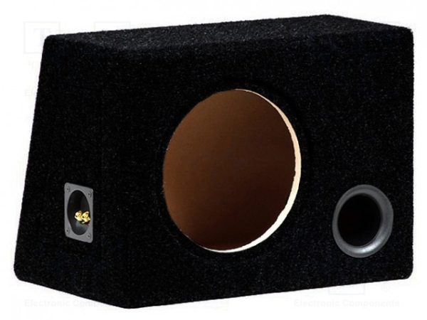 10" Ported Car Subwoofer loudspeaker Enclosure MDF black