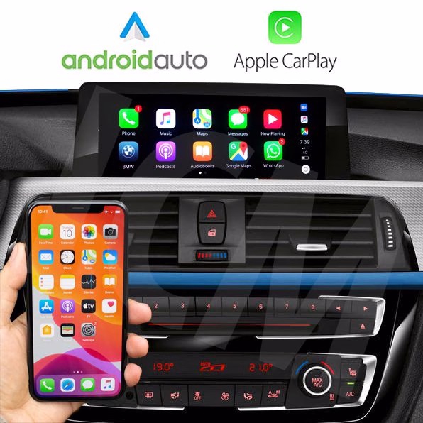 Wireless Apple CarPlay Android Auto Interface for BMW NBT Head Unit 1 2 3 4 5 6 7 X1 X3 X5 X6 Mini - incarmusic.co.uk