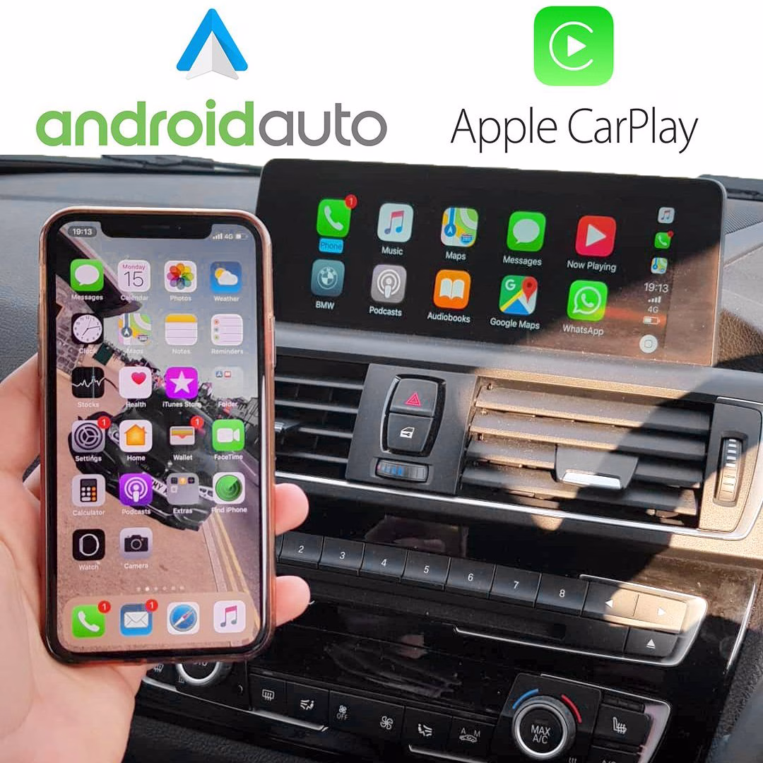 Wireless Apple CarPlay Android Auto for BMW NBT EVO with ID6 Head unit - incarmusic.co.uk
