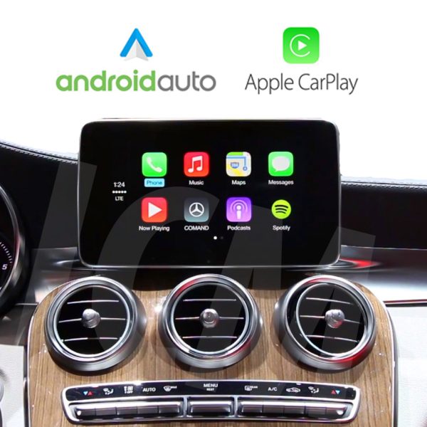 Wireless Apple CarPlay Android Auto Mercedes W205 C Class/GLC 2015-2018 Rerversing Camera Navigation Retrofit