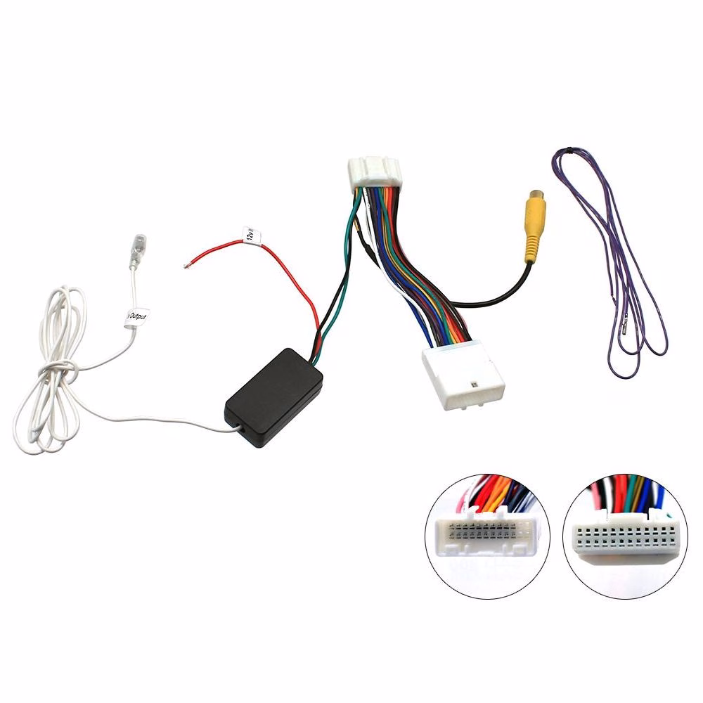 OEM Factory Add On Parking Reverse Camera Interface Lead for Toyota Cars - incarmusic.co.uk